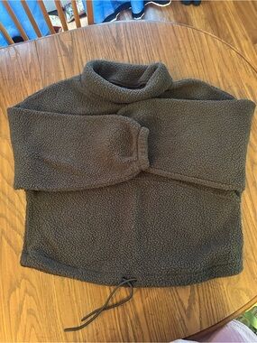 Old Navy Dark grey Sherpa Pullover Jacket